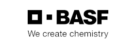 BASF company logo on a white background