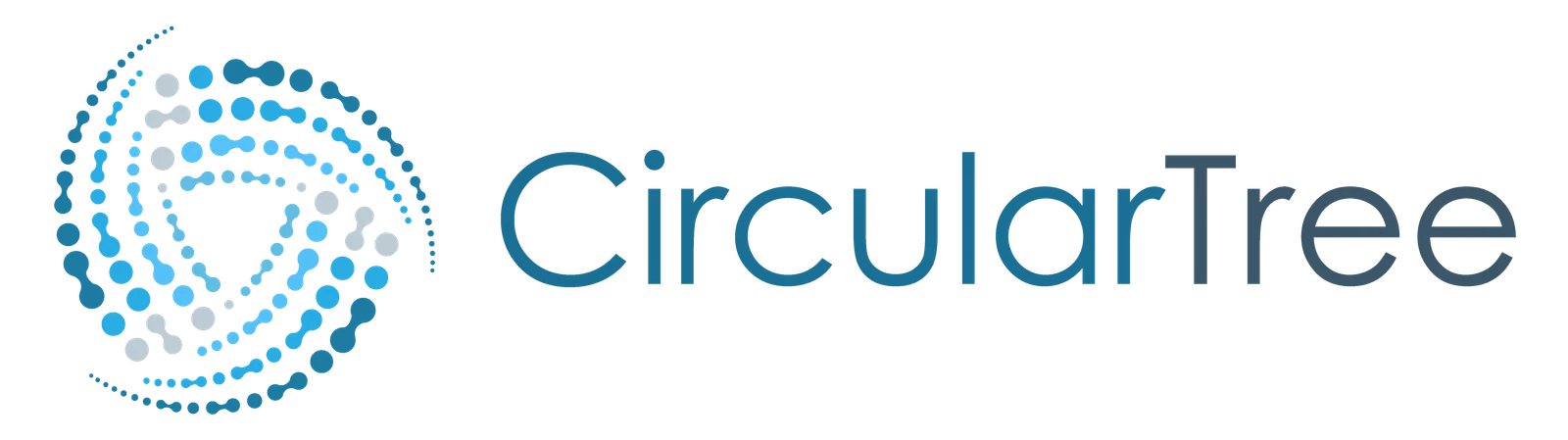 Official CircularTree logo in full color on a transparent background, symbolizing innovation and sustainability in digital carbon footprint solutions