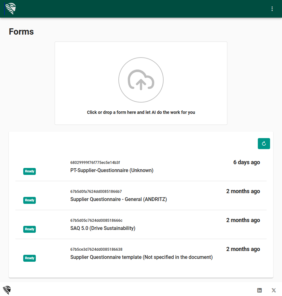 csrdresponder-forms-upload CSRDresponder RFQ-AI CircularTree